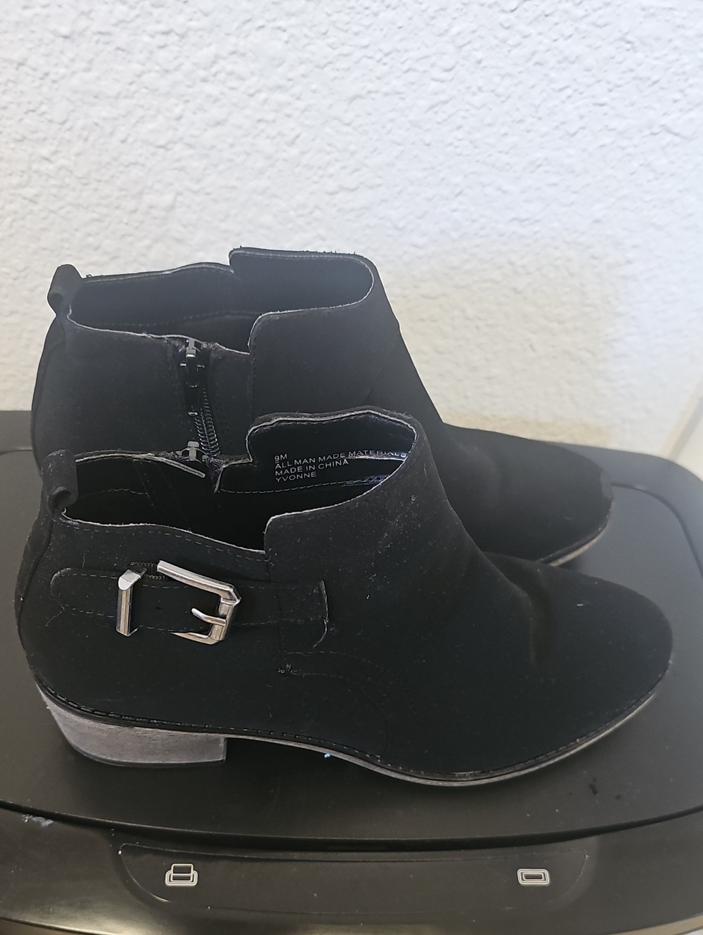 Black Ankle Boots US 9M